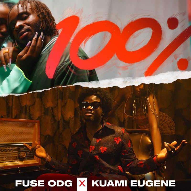 Fuse ODG – 100% Ft. Kuami Eugene Free Mp3 Music Download.