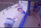 Video: CCTV footage from the daylight robbery of Spintex Pan African Savings and Loans