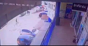 Video: CCTV footage from the daylight robbery of Spintex Pan African Savings and Loans